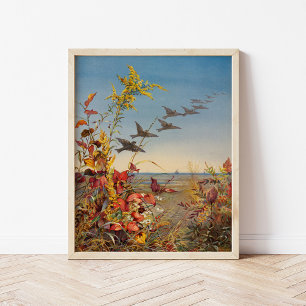 oktober   Fidelia Bridges Poster