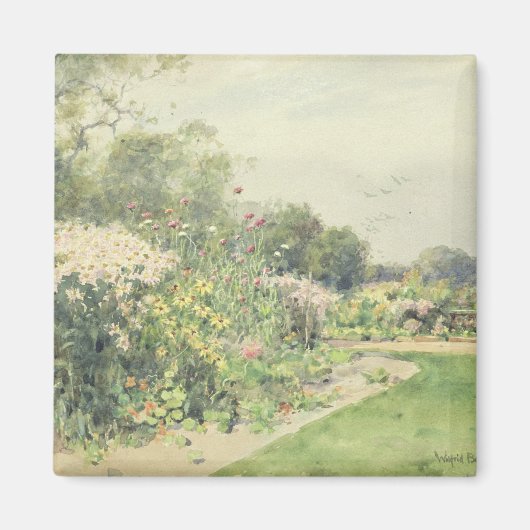 Oktober Flowers Magneet (Voorkant)