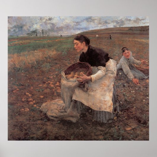 Oktober Gathering-aardappelen Poster (Voorkant)