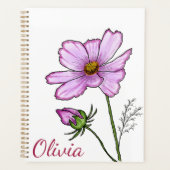 Oktober geboorte bloem geschenken Сosmos bloem Planner (Voorkant)