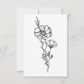 Oktober geboorte bloem verjaardagskaart, Cosmo Notitiekaartje (Voorkant)