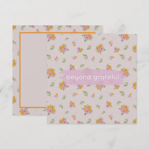 Oktober Geboorte Bloemen Marigold Kosmos Dankbaar Bedankkaart