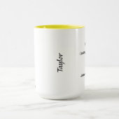 Oktober Geboortebloem Marigold en Cosmos Mok (Midden)