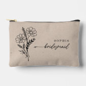 Oktober Geboortemaand Bloem Gepersonaliseerd Bruid Etui (Voorkant)