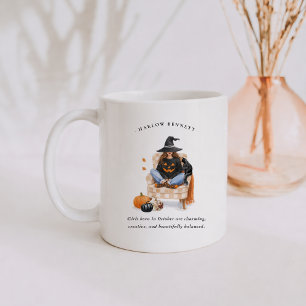 Oktober Geboortemaand Meisje Monogram Koffiemok