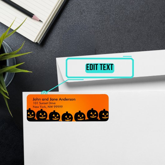 Oktober Gepersonaliseerd Adres Etiket