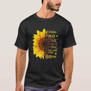 Oktober Girls 1960 Zonnebloem Shirt 60th Birthday 