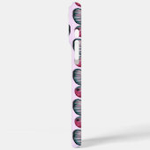 Oktober Glasvleugel Roze Vlinderpatroon Case-Mate iPhone Case (Achterkant / Links)