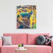Oktober Gold | Franklin Carmichael | Canvas Afdruk (Insitu (Woonkamer))