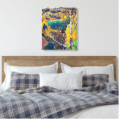 Oktober Gold | Franklin Carmichael | Canvas Afdruk (Insitu (Slaapkamer))
