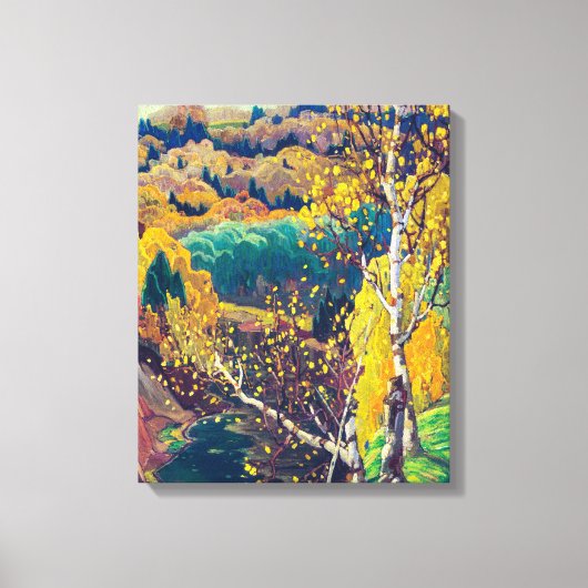 Oktober Gold | Franklin Carmichael | Canvas Afdruk (Voorkant)