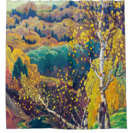 Oktober Gold | Franklin Carmichael | Douchegordijn