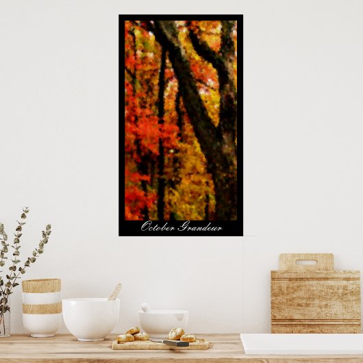 Oktober Grandeur Poster (Keuken)