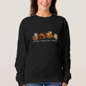 Oktober Halloween Ghost Sweatshirt (Voorkant)
