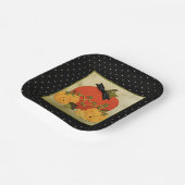 Oktober Halloween Vrijgezellenfeest Papieren Bordje (Gebogen)