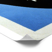  Oktober "helder blauw weer" WPA Poster (Hoek)