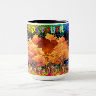 Oktober Herfst Koffie Mok