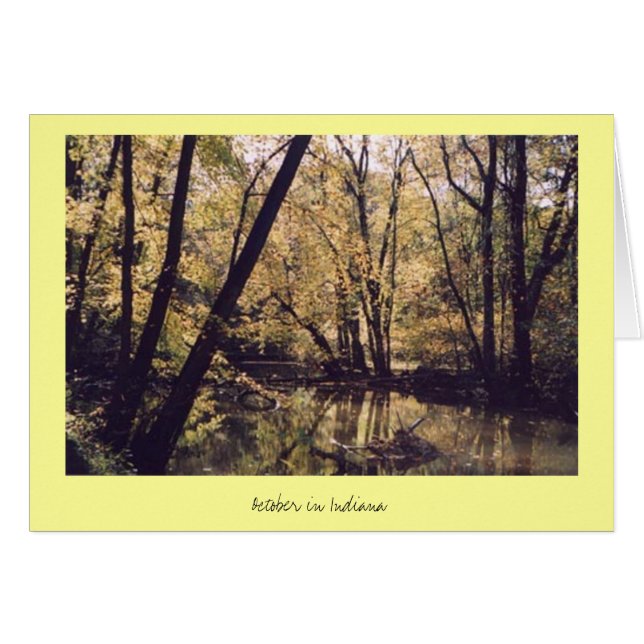 Oktober in Indiana (Voorkant Horizontaal)