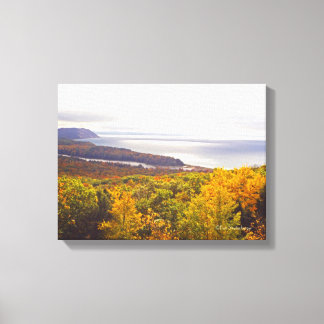 OKTOBER IN SLEEPING BEAR DUNES NATIonaal PARK Canvas Afdruk