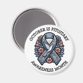 Oktober is de maand van de hypofyse bewustzijn magneet (Voorkant / Achterkant)