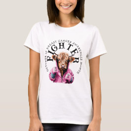 Oktober is een Breast Cancer Awareness FIGHTER T-shirt