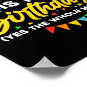 Oktober is mijn verjaardag de hele maand oktober poster (Hoek)