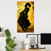Oktober ~ James Tissot ~ Fine Art Canvas Print (Thuiskantoor)