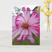 Oktober Kaart (Gele Bloem)