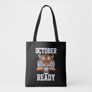 Oktober Klaar Voor Klaar Tijger Honkbal 2024 Tote Bag