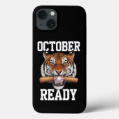 Oktober klaar voor Ready Tiger Baseball 2024 Case-Mate iPhone Case (Achterkant)