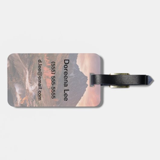 Oktober Light on Headlight Basin Bagagelabel (Achterkant horizontaal)