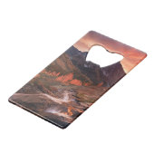 Oktober Light on Headlight Basin Creditkaart Flessenopener (Achterkant Gekanteld)