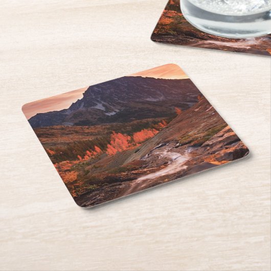 Oktober Light on Headlight Basin Kartonnen Onderzetters (Schuin)