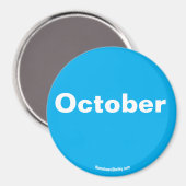 oktober magneet (Voorkant / Achterkant)