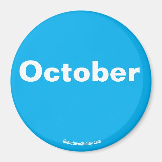 oktober magneet (Voorkant)