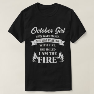 Oktober Meisje – Ik Ben het Vuur T-shirt