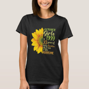 Oktober meisjes 1999 23 jaar worden zonneschijn ge t-shirt