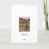 Oktober met Vrouw in Hare Garden Kaart (Achterkant)