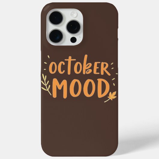 Oktober Mood Telefoonhoes Case-Mate iPhone Case (Achterkant)