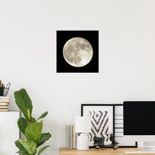 Oktober Moon Poster (Thuiskantoor)