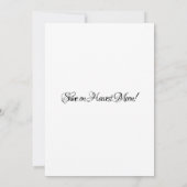 Oktober Moon Wedding Uitnodiging (Achterkant)