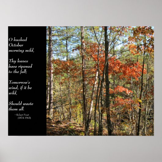 Oktober Morn Poster (Voorkant)