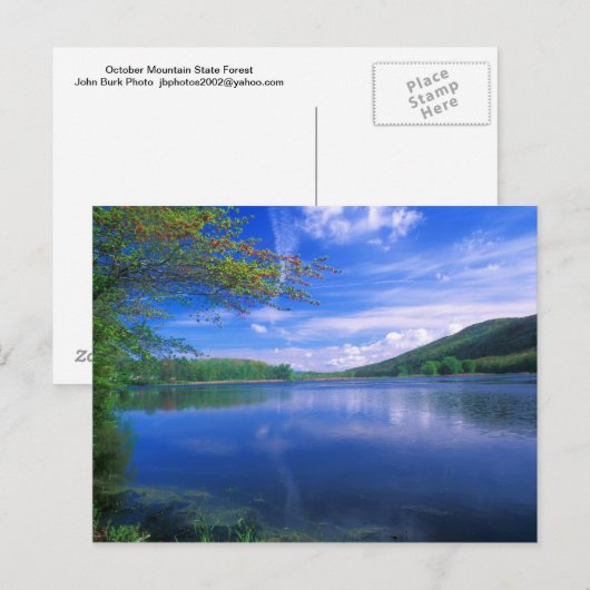 Oktober Mountain State Forest Berkshires Briefkaart (Voorkant / Achterkant)