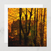 Oktober nagloei John Atkinson Grimshaw Kaart (Voorkant / Achterkant)