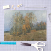 Oktober najaar door Isaac Levitan Tissue Paper Tissuepapier (Craft)