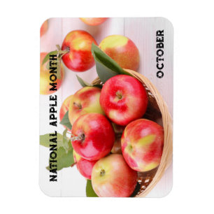Oktober Nationale Apple Maand Magneet