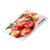 Oktober Nationale Apple Maand Magneet (Linkerzijde)