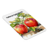 Oktober Nationale Apple Maand Magneet (Rechterzijde)