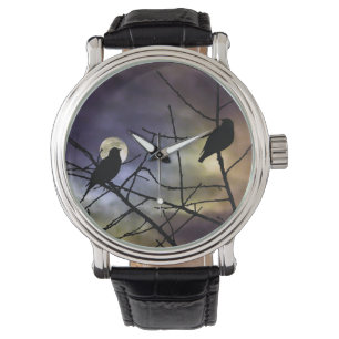 Oktober Night Birds Watch Horloge