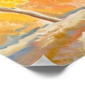 Oktober Ochtend door Maynard Dixon Poster (Hoek)